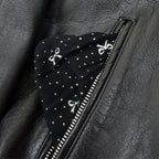 80's GREGORY & SONS rider's jacket, slubby pattern...