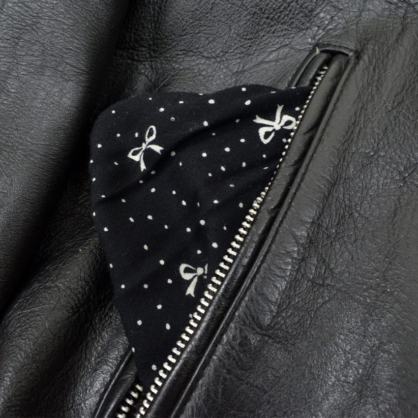 80's GREGORY & SONS rider's jacket, slubby pattern...