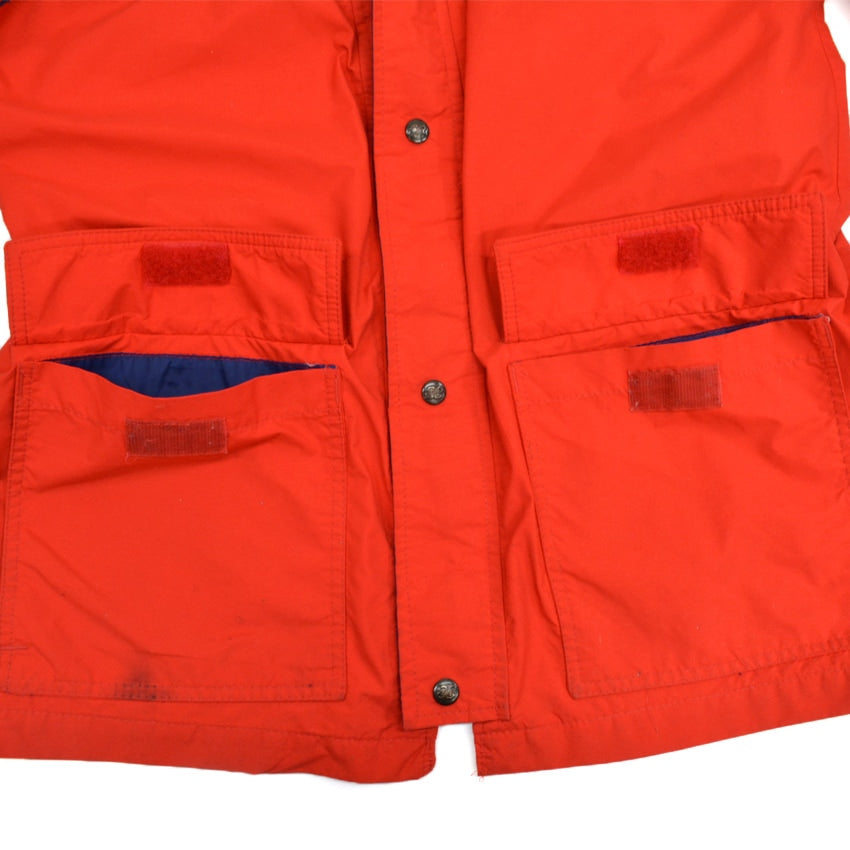 80's Eddie Bauer Red x Navy Two-Tone Mountain Parka... Size M