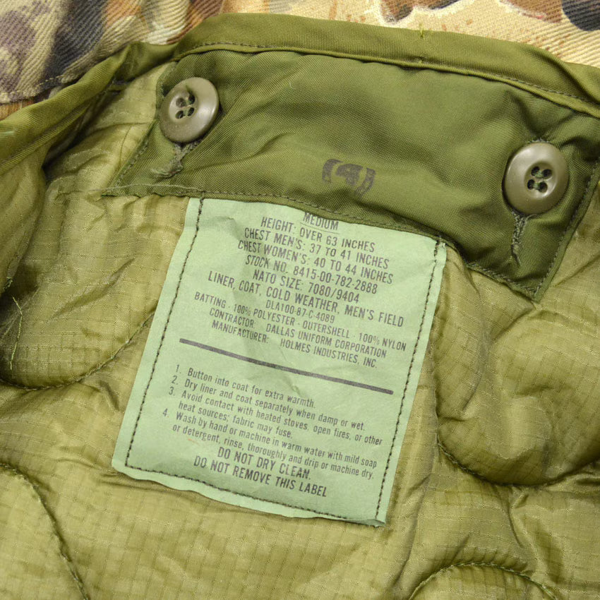 80's Deadstock M-65 Realtree Camo Jacket with Liner Set... M