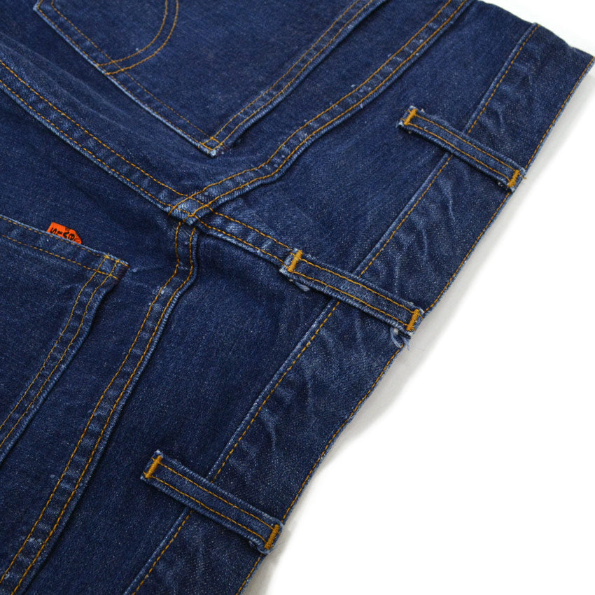70's Levi's 646 Single Pants, Stamped Pocket Lining, Dark Navy Blue... W32 x L30