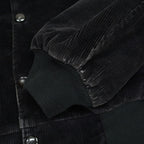 90's K-BRAND BLACK PLAIN CORDUROY JACKET...XL