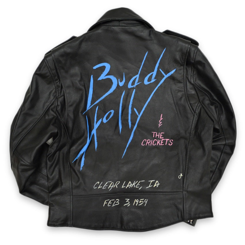 1990's WILSONS THE CRICKET Buddy Holly RIDERS JACKET... L