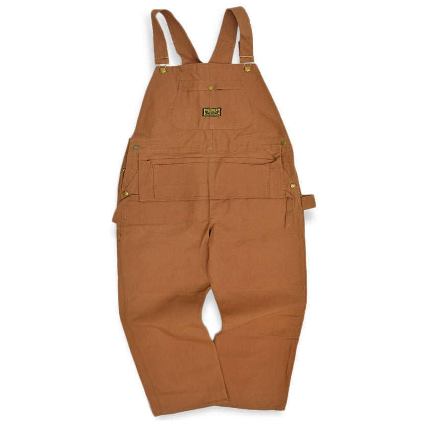 1960's~ DEADSTOCK WASHINGTON DEE CEE BROWN DUCK OVERALL...W42 L32