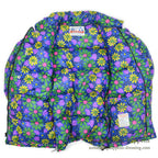 1970's GERRY HIPPIE FLOWER PATTERN ALL OVER PRINT DOWN JACKET...