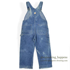 ~1960's PAYDAY INDIGO DENIM OVERALL FADED... W38/L27