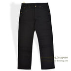 1970's~ DEADSTOCK Lee RIDERS 200 BLACK COTTON TWILL PANTS... W34/L34