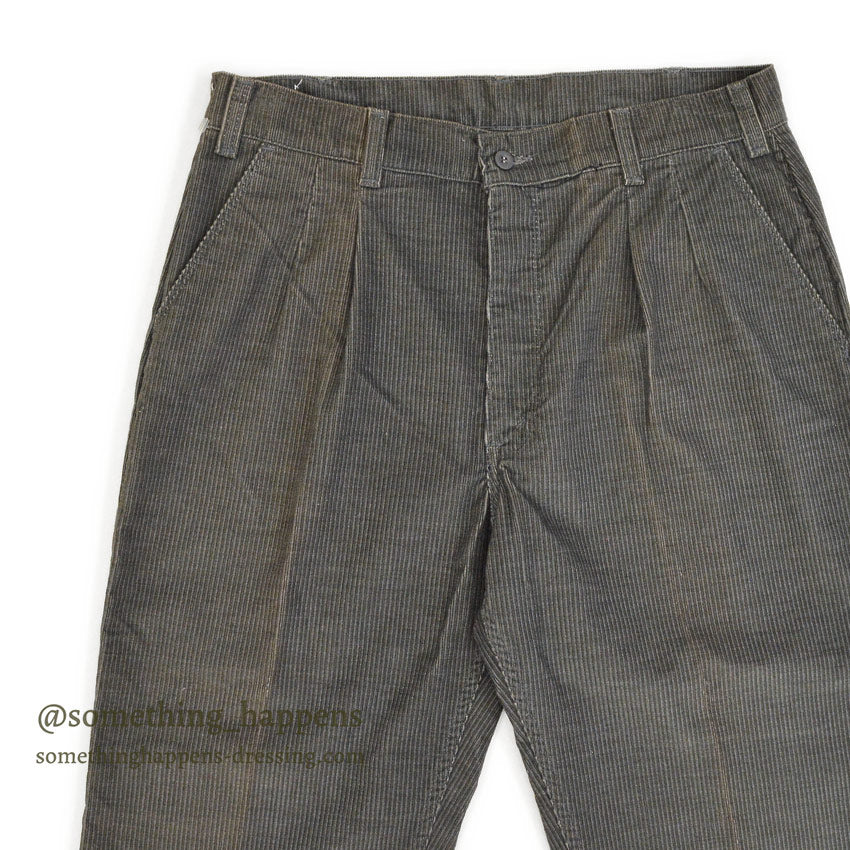 1980's LEVI'S 559-1957 SILVER LABEL CORDUROY PANTS... W33/L34