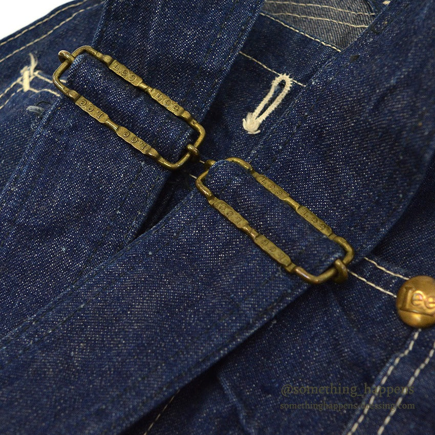1950's Lee 91-SB DENIM OVERALL DARK ... W37/L30