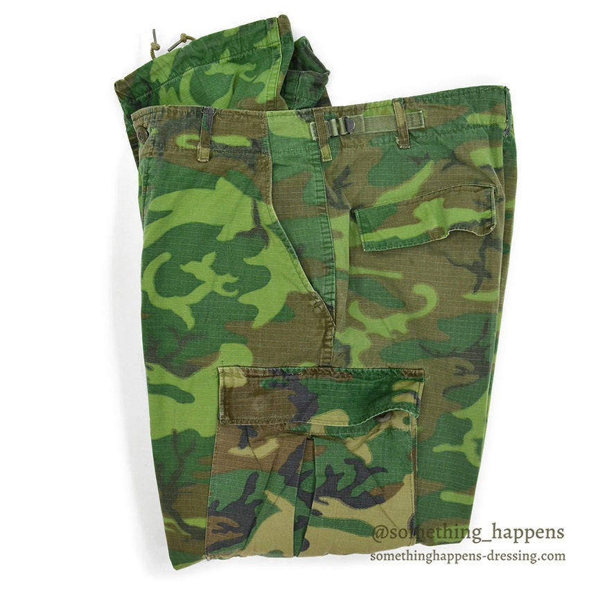 1970's USARMY ERDL MIX LEAF PANTS... MEDIUM-REGULAR
