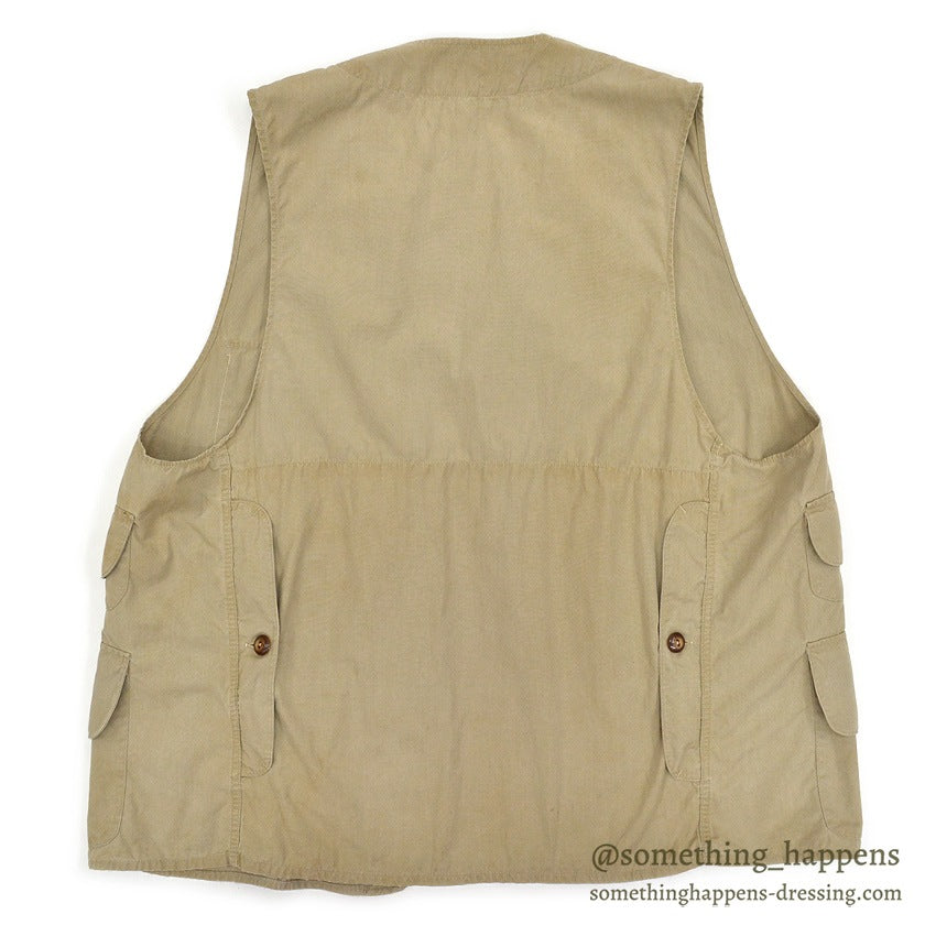 1950's LLBEAN COTTON POPLIN HUNTING VEST BIG SIZE...