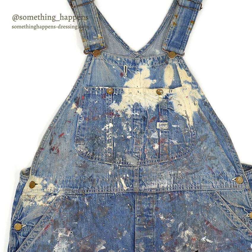 1970's Lee 91-SB JELT DENIM FARMER OVERALL ... W42/L27