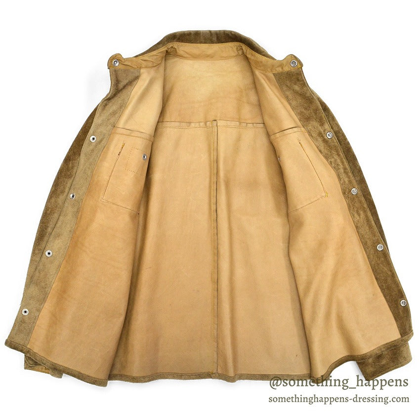1960's~ SUPERIOR SUEDE LEATHER JACKET BROWN...