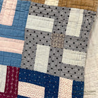 ANTIQUE WHIRLING LOGS SWASTIKA CRAZY PATCHWORK QUILT... 202cm/166cm