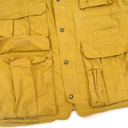 1980's BANANA REPUBLIC PHOTO JOURNALIST VEST MUSTARD ... L