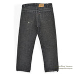1980's Levi's 505 BLACK STRIPE DENIM PANTS... W36/L28