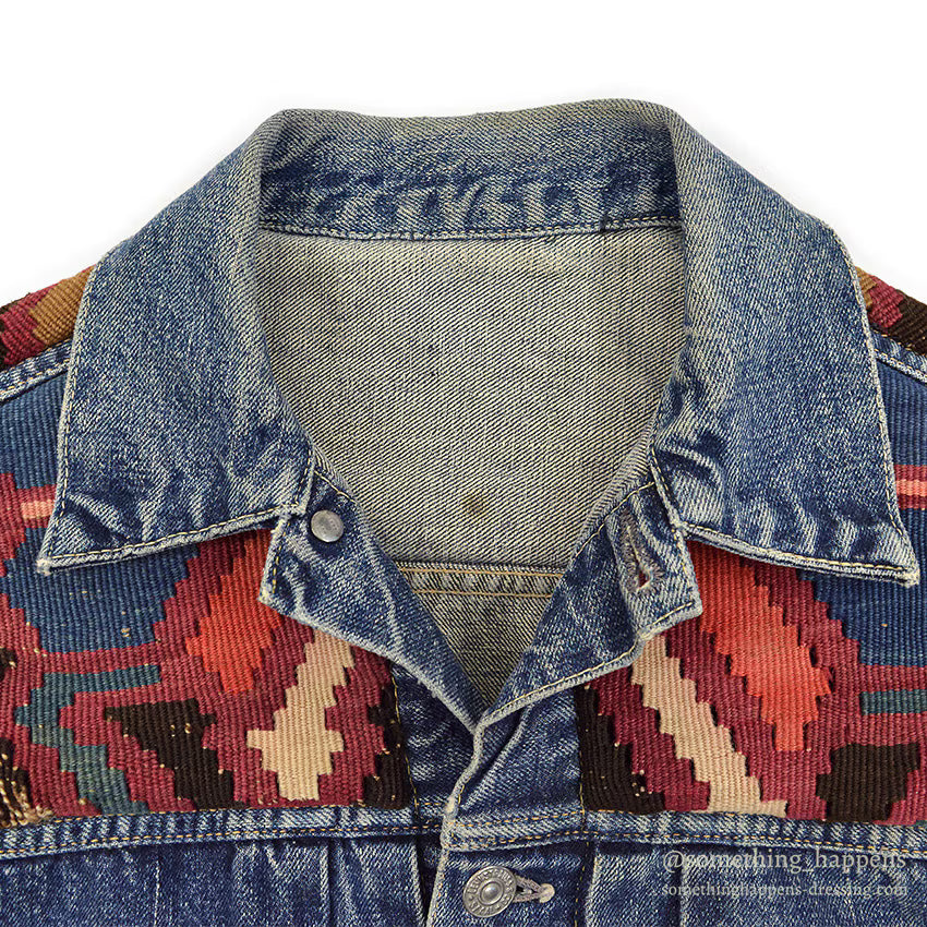 1950's LEVI'S 507XX TYPE2 DENIM JACKET WITH OLD RUG ...