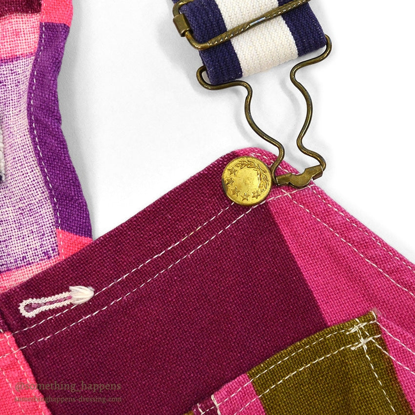 1960's~ SKYR CRAZY COLOR WORK OVERALL ... W38/L28