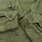1940's BRITISH ARMY WW2 WAR AID HBT JACKET / US MADE...