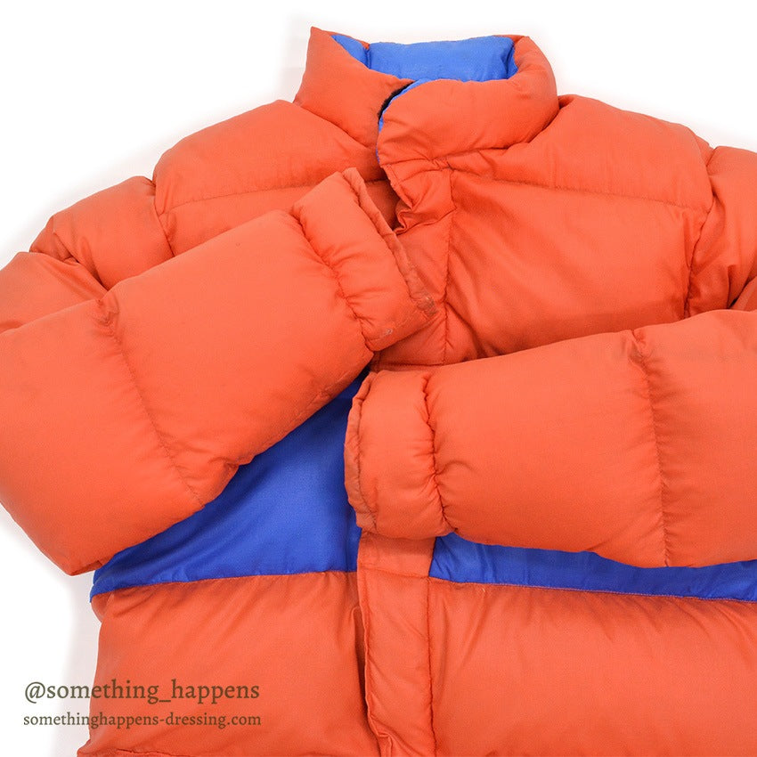 1970's MARMOT MOUNTAIN WORKS DOWN JACKET / TWO-TONE... M