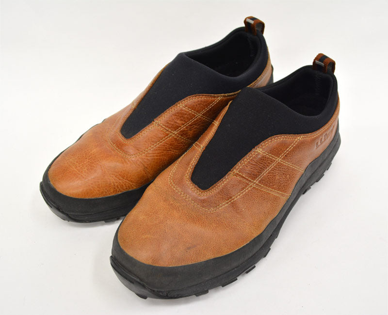LL.Bean Leather Moc Trekking Shoes, Size 8 (approx.)