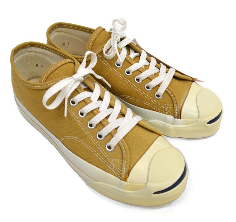 90's　デッドストック CONVERSE ジャックパーセル　マスタード　SIZE 6