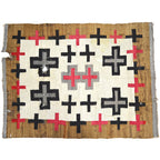 ~1930s Navajo Rug, Cross Pattern, Rare Pattern, 118cm x 159cm...