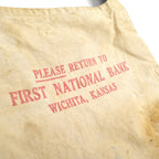 40's〜 FIRST NATIONAL BANK マネー ショルダーバッグ レア...