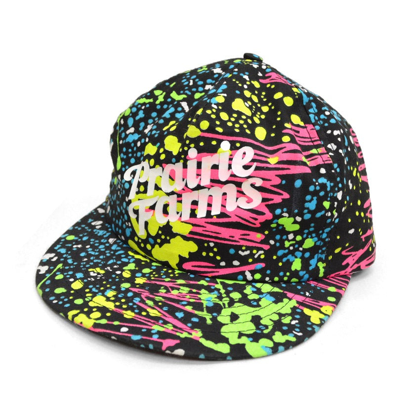 ~80's Swingstar 'Prairie Farms' Psychedelic Print Cap...