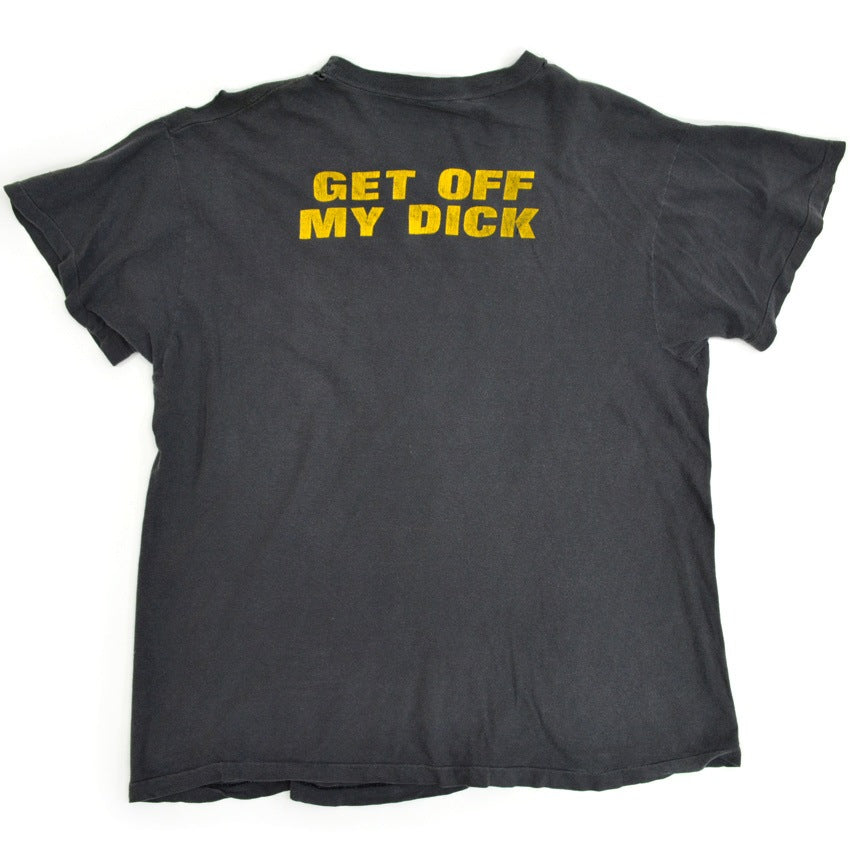 80's BEASTIE BOYS 'GET OFF MY DICK' 1986 T-shirt, distressed... XL