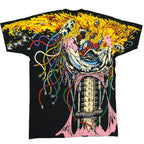 90's LIQUID BLUE 'X-man' Overprint!! Silkscreen T-shirt... L
