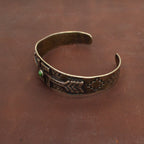 1930's~ Navajo Swastika with Turquoise Silver Bangle...
