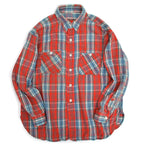 1950s-era old cotton flannel shirts with gussets...