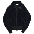 70's NIKE ALL BLACK VELOR TRACK JACKET... L