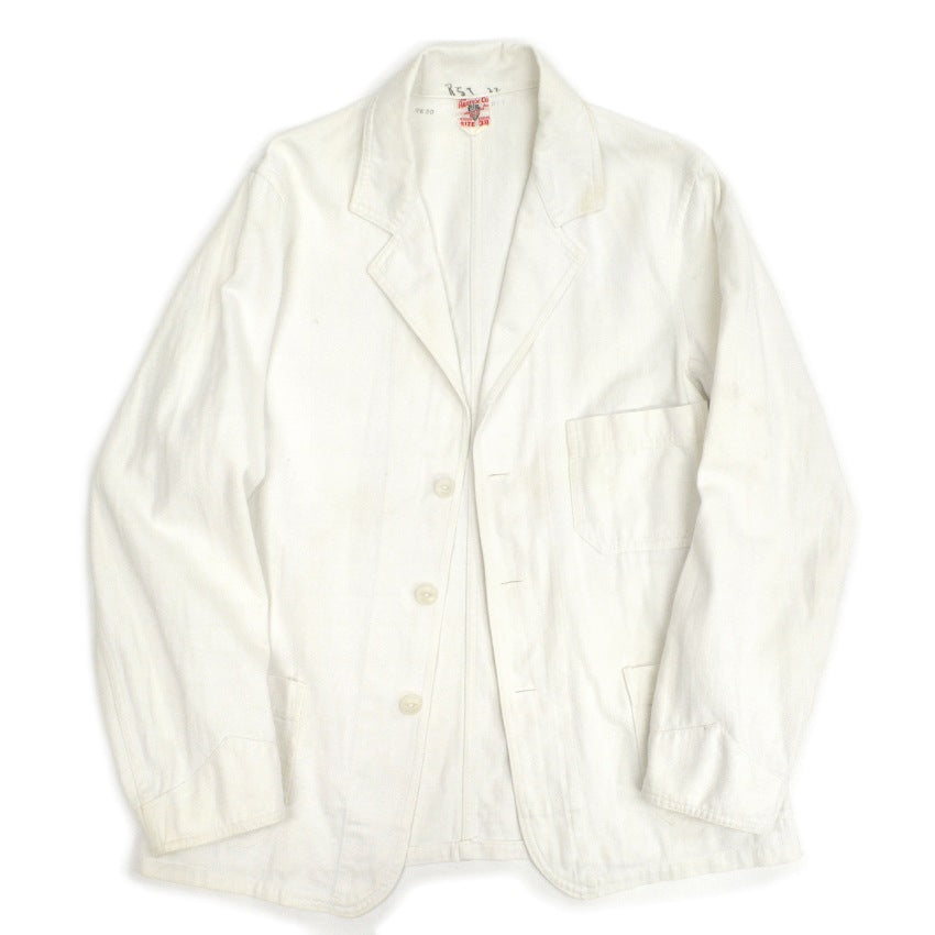 50's The AROTEX Co. Inc. Plain White Work Jacket ... 38