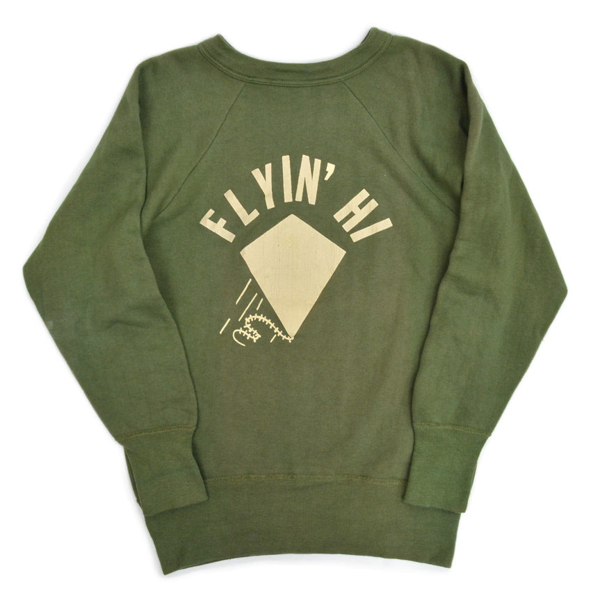 50's De-Jac 'FLYIN' HI 'Kite Flying Sweatshirt' ... M