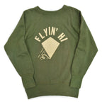 50's De-Jac 'FLYIN' HI 'Kite Flying Sweatshirt' ... M