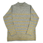 60's Ski Country Random Border Ski Knit...