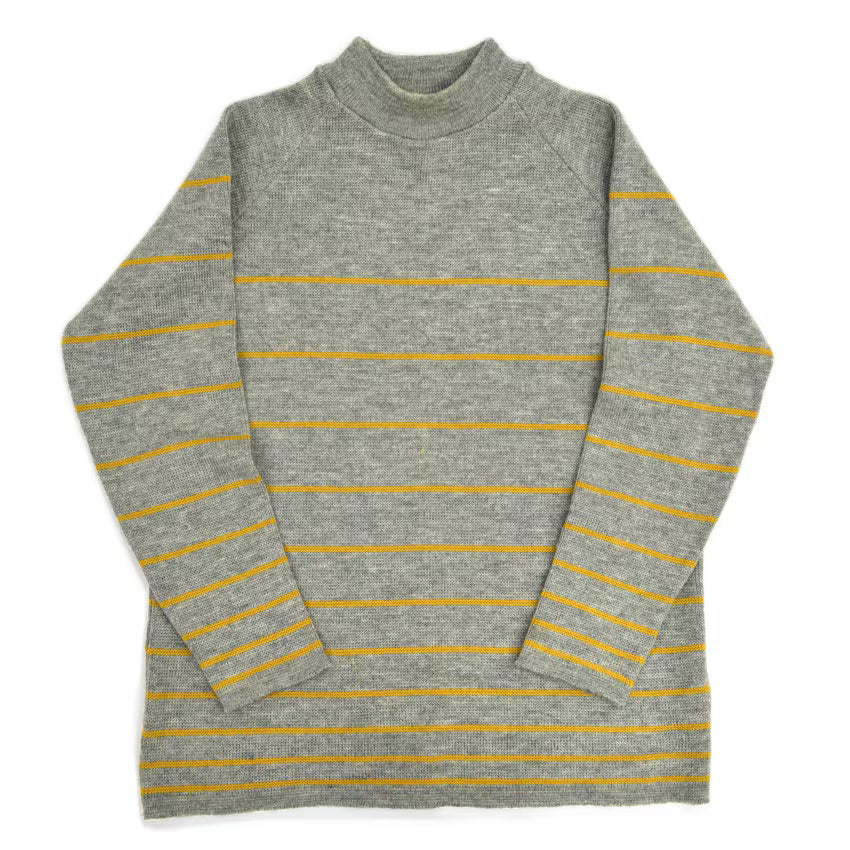 60's Ski Country Random Border Ski Knit...