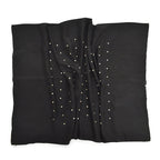 Old Polka Dots Black & Silver Scarf...
