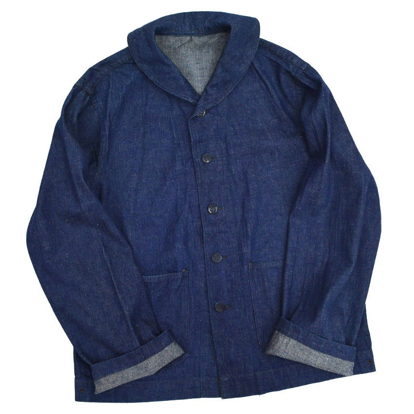 1940s US Navy Shawl Collar Denim Jacket, Mint Condition...