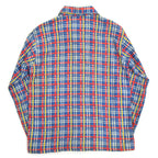 50's BLUEBELL Flannel Shirt with Vertical Bell Embroidery Tag and Print...