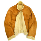 70's Mouton Jacket Wood Toggle Button...