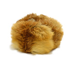 ~70's Gold Fur Hat ... 58cm