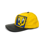 90's LOONEY TUNES Tweety Leather Cap 1994...