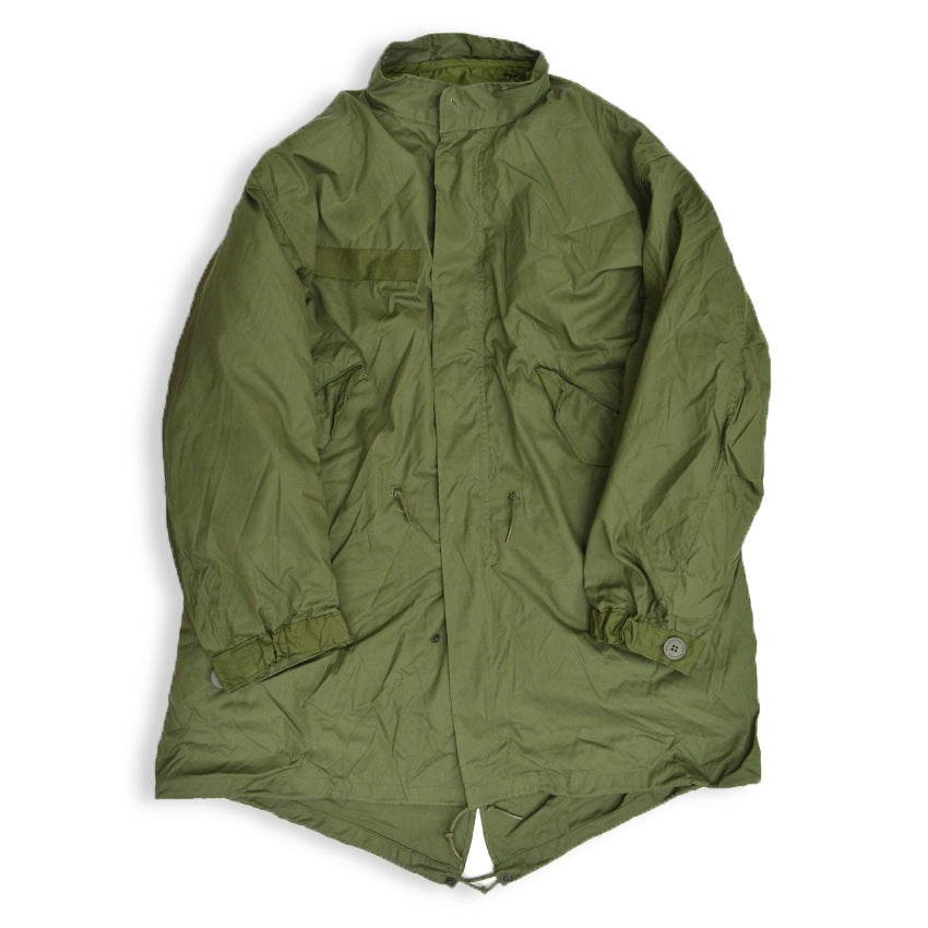 70's Deadstock US ARMY M-65 Fishtail Parka 3-Piece Set... Size S