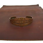 Circa 1930's~ Navajo Fred Harvey Style Copper Bangle...