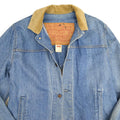 80's Levi's 'Oversized Patch' Denim Coat... S