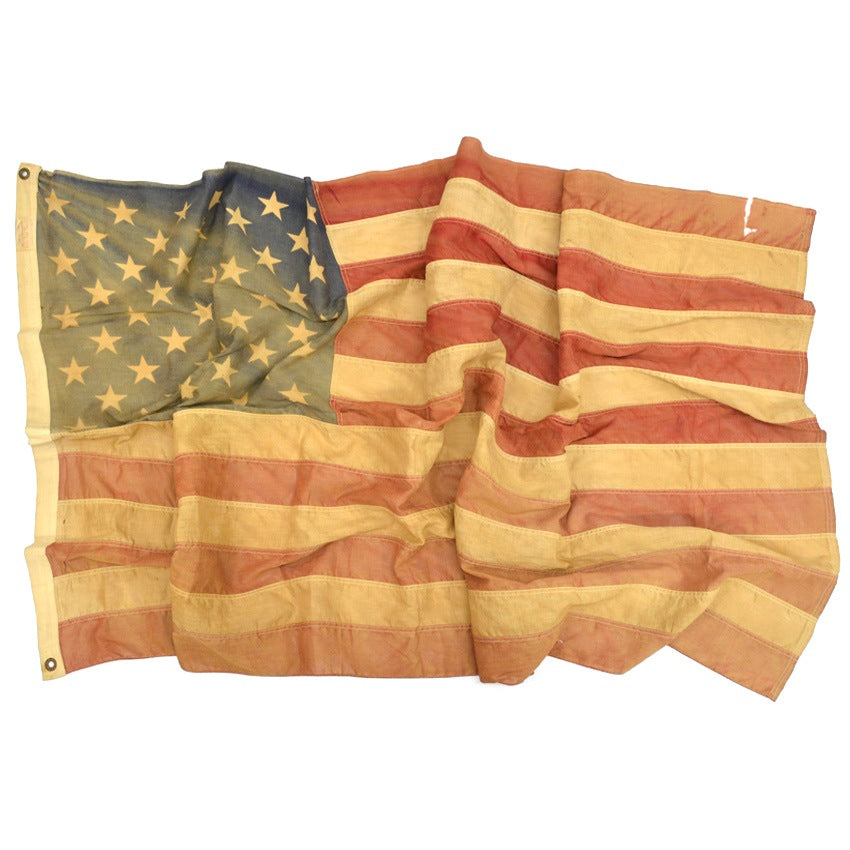 Vintage 50 Star American Flag All Cotton with Print Stars...86cm×147cm