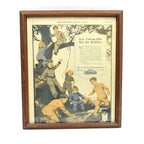 Old 1919's Lee Union-Alls Advertising wood Flamed ...